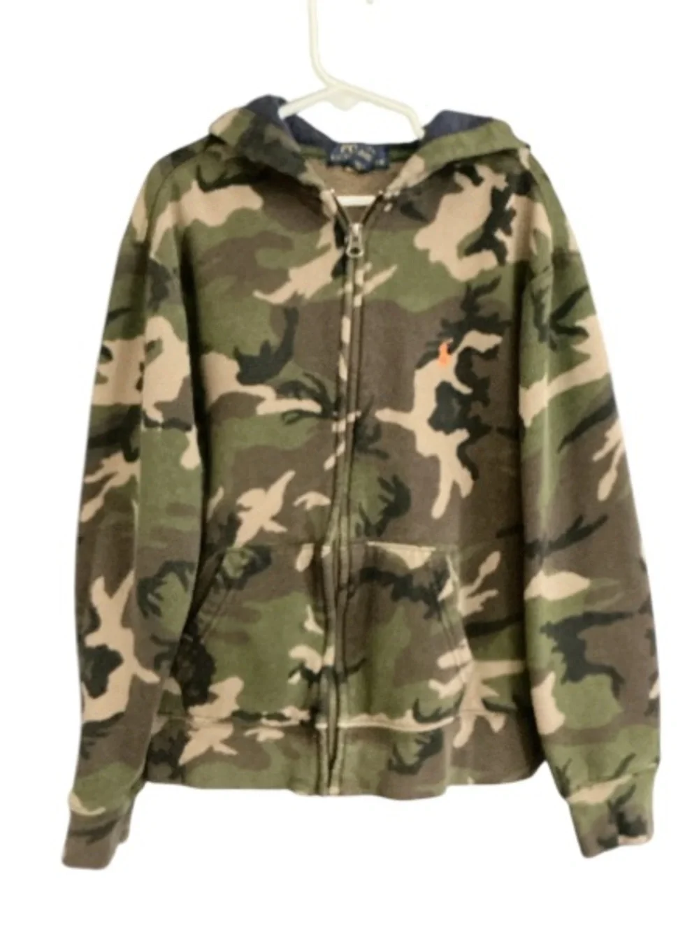 Authentic Polo Ralph Lauren signature designer boys camouflage sweatsuit set M